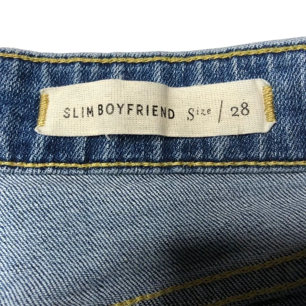 Pilcro and the Letterpress by Anthropologie Slim Boyfriend Denim‎ Shorts Size 28